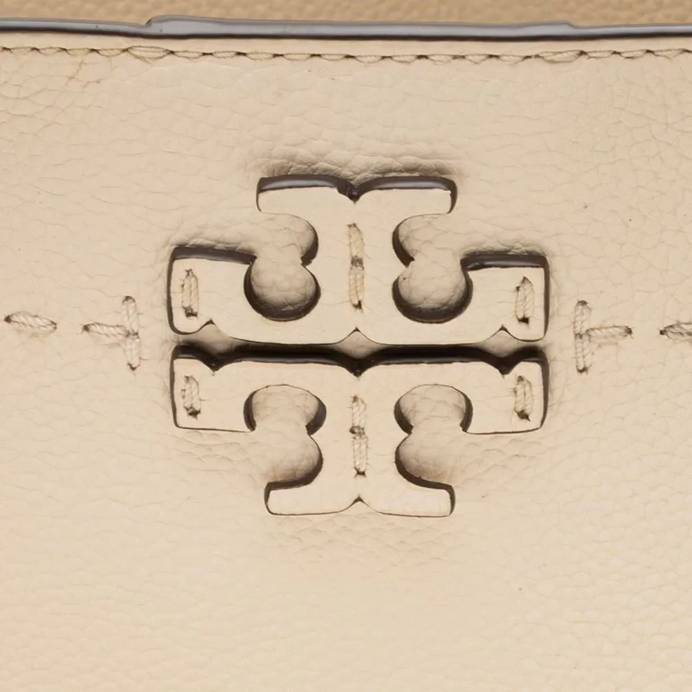 Tory Burch Leather McGraw Bucket Bag